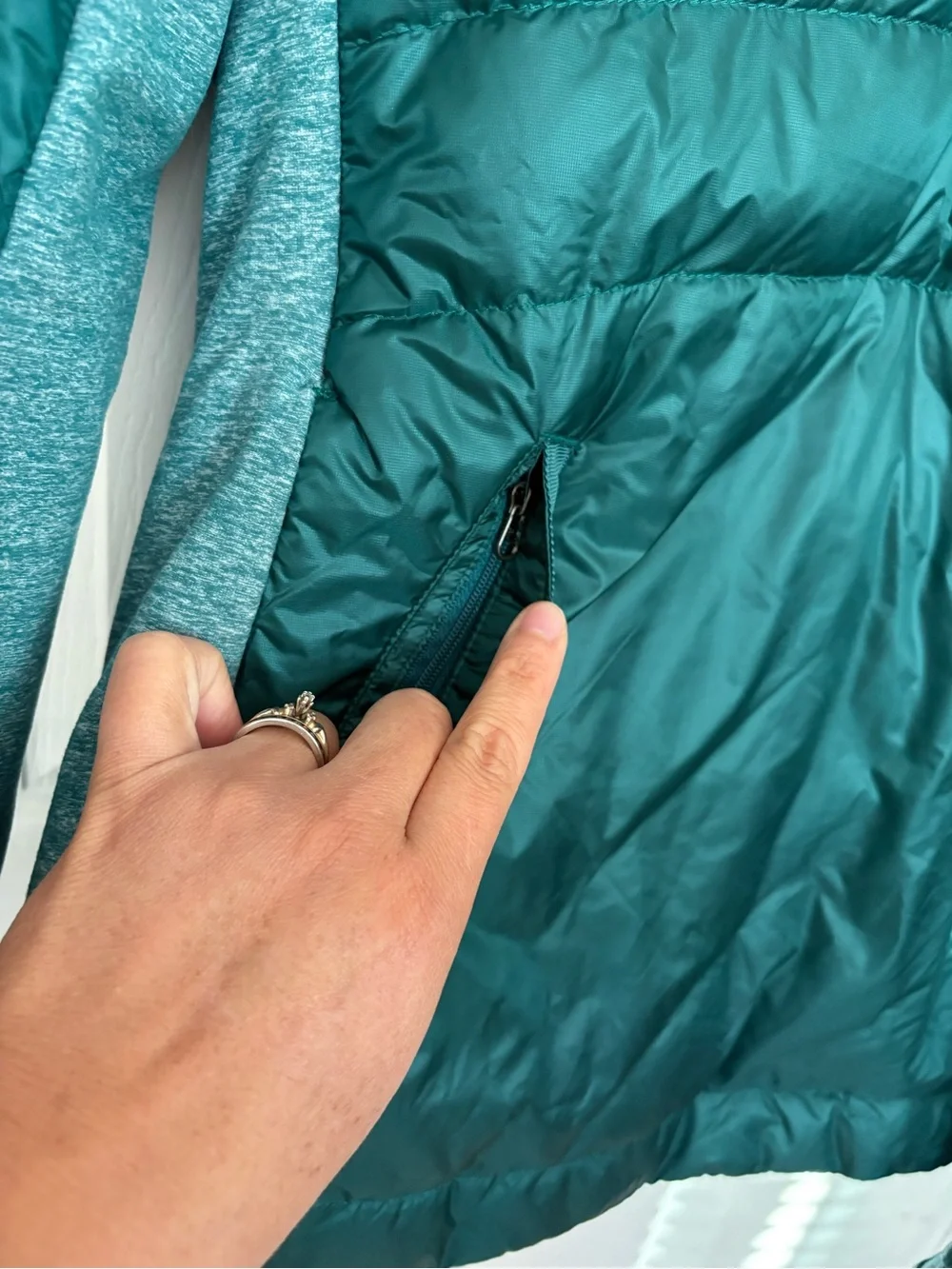 lululemon athletica Teal Quilted Jacket